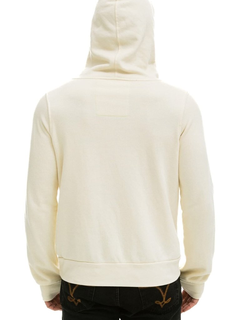New Aviator Nation Sz S Ninja Pullover Hoodie Vintage White Unisex — image 5 of 7